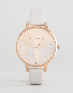 Часы с кожаным ремешком Olivia Burton - Розовый