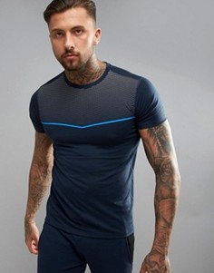 Футболка в полоску Jack & Jones Tech - Темно-синий
