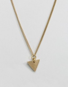 Ожерелье с треугольником Made - Золотой