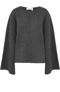 Кашемировый пуловер с круглым вырезом и расклешенными рукавами Chloé