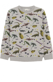 Хлопковый свитшот с принтом Stella McCartney