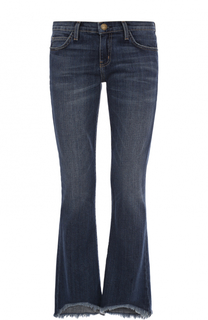 Расклешенные джинсы с потертостями Current/Elliott