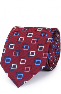 Шелковый галстук с узором Eton