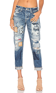 Прямые джинсы с накладными карманами - Moussy