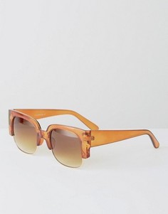 Квадратные солнцезащитные очки 7X - Оранжевый