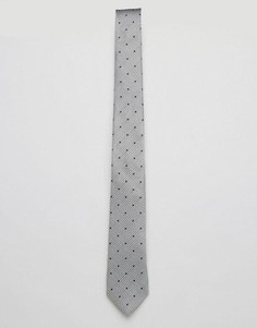 Шелковый галстук в темно-синий горошек Original Penguin - Темно-синий