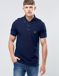 Темно-синяя футболка‑поло Lyle & Scott - Темно-синий