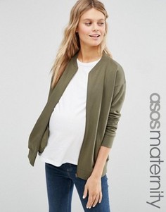 Бомбер для беременных ASOS Maternity Ultimate - Зеленый