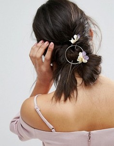 Заколка для волос ограниченной серии с цветком - Золотой Asos