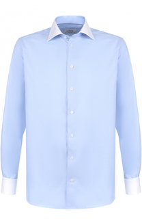 Хлопковая сорочка с воротником кент Eton