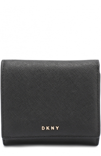 Кожаный кошелек с клапаном DKNY