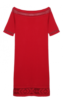 Мини-платье с полупрозрачными вставками D.Exterior