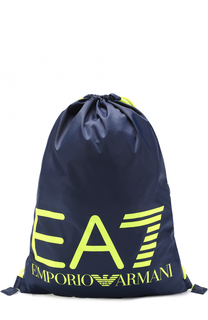Текстильный рюкзак с логотипом бренда Ea 7