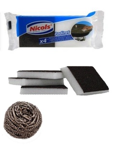 Губки хозяйственные Nicols Nicols