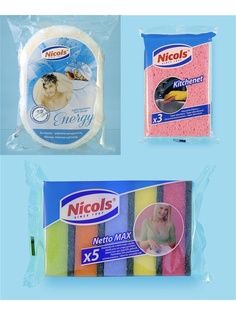 Губки хозяйственные Nicols Nicols