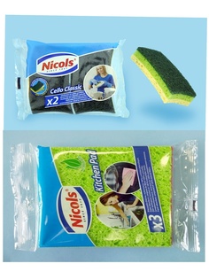 Губки хозяйственные Nicols Nicols