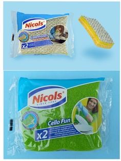 Губки хозяйственные Nicols Nicols