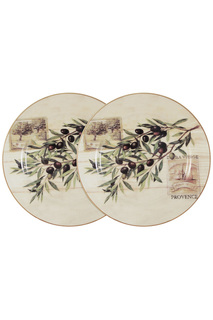 Набор из 2-х тарелок "Оливки" LF CERAMIC