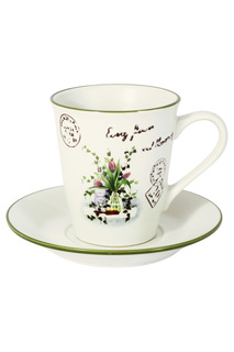 Чашка с блюдцем "Букет" LF CERAMIC