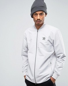 Серый бомбер adidas Originals Fallen Future BR1808 - Серый