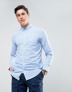 Рубашка с добавлением льна Produkt - Синий