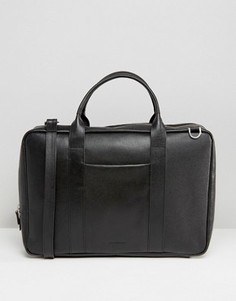 Кожаная сумка для ноутбука Royal Republiq Ground - Черный
