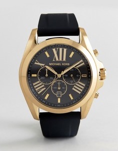 Часы 47 мм с черным ремешком Michael Kors MK8578 Bradshaw - Черный