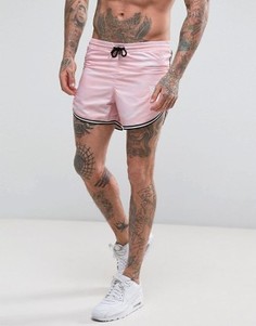 Розовые шорты для плавания с камуфляжным принтом Good For Nothing - Розовый