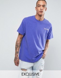 Oversize-футболка с вышитой надписью Reclaimed Vintage Inspired - Синий