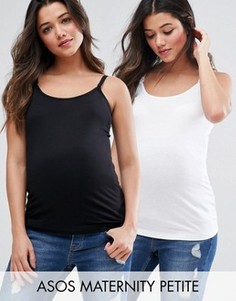 2 топа на бретелях ASOS Maternity PETITE NURSING - Мульти