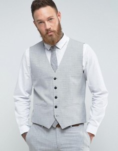 Жилет скинни с принтом Selected Homme - Серый
