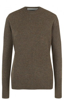Кашемировый пуловер с круглым вырезом Victoria Beckham