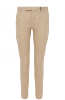 Льняные брюки прямого кроя Polo Ralph Lauren