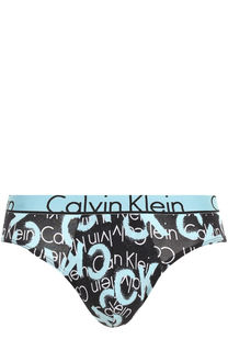 Хлопковые брифы с широкой резинкой Calvin Klein