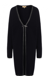 Удлиненный кардиган с металлизированной отделкой Fay