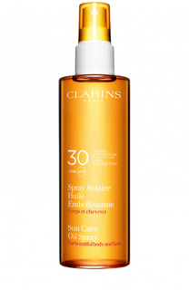 Солнцезащитное масло-спрей Spray Solaire Huile UVB 30 Clarins