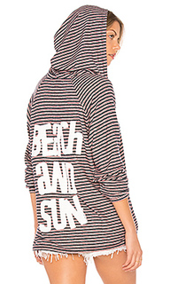 Cali solid beach & sun hoodie - Lauren Moshi