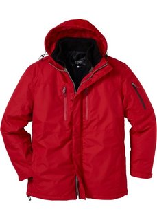 Куртка для непогоды 3 в 1 (темно-красный) Bonprix