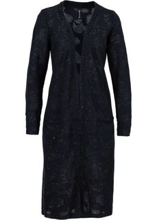 Вязаное пальто (темно-синий) Bonprix