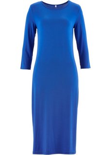 Трикотажное платье с рукавами 3/4 (лазурный) Bonprix