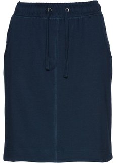 Трикотажная юбка (темно-синий) Bonprix
