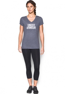Футболка спортивная Under Armour UA Threadborne Train Wordmark V-Neck - Twist