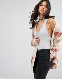 Боди Free People Hooked On You - Серый