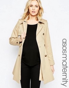 Классический макинтош для беременных ASOS Maternity - Бежевый