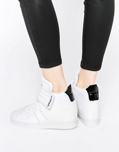 Белые высокие кроссовки adidas Originals Superstar - Белый