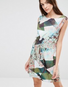 Цельнокройное платье с геометрическим принтом Lavand - Мульти