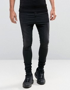 Черные джинсы скинни Illusive London Hareem - Черный