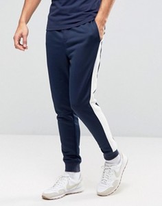 Темно-синие спортивные штаны с полосой по бокам Hilfiger Denim - Темно-синий