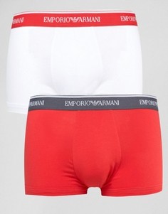 2 пары боксеров-брифов Emporio Armani - Белый