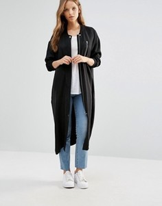 Свободное пальто Minimum - Черный